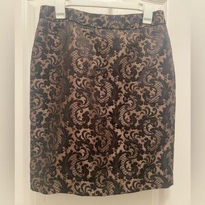 Worthington Metallica lace pencil skirt